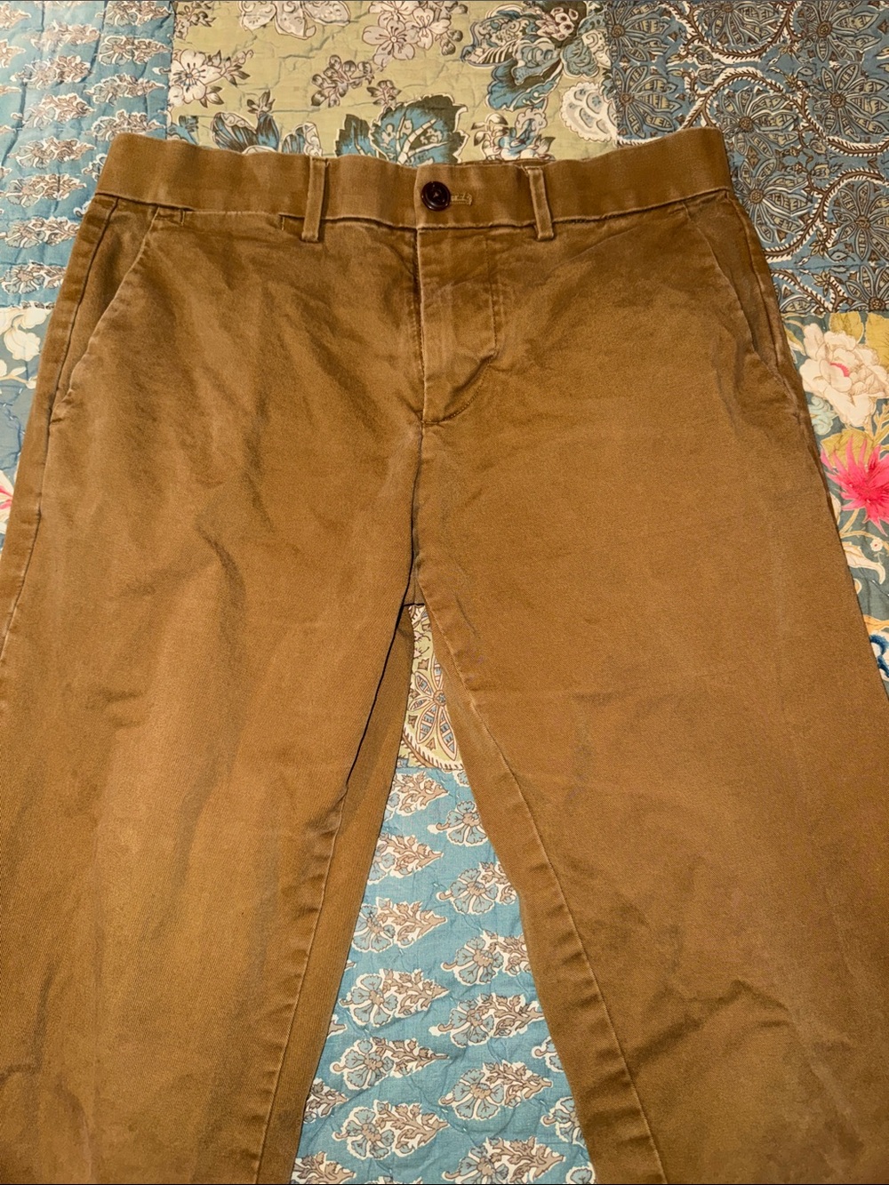 Gap Men's Brown Chino Pants - Tailored Straight Fit - Picture 7 of 11
